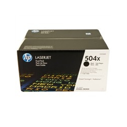 HP 504XD HP CE250XD Dwupak  toner czarny do HP Color LaserJet CP3525x, CP3525dn, CP3525n, CM3530mfp Black HP 504X